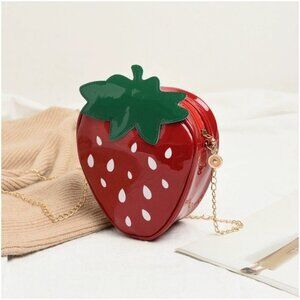 Strawberry Red Crossbody Bag